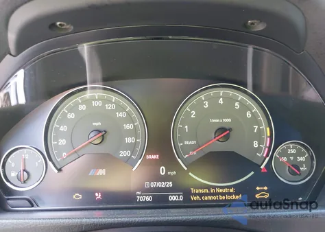 2015 BMW M3 from USA, damaged, VIN WBS3C9C50FP803366